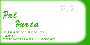 pal hurta business card